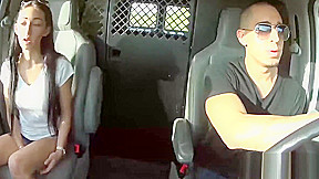 Crystal Rae captured and banged in a van