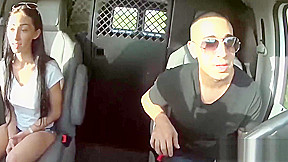Crystal Rae captured and banged in a van