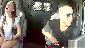 Crystal Rae captured and banged in a van
