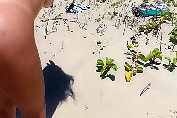 Cum In The Ass Of A Stranger On The Beach