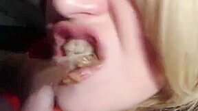 Cum on food
