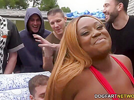 Cumshot Galore 4 Ebony Bbw At Bachelor Party - Jayden Star