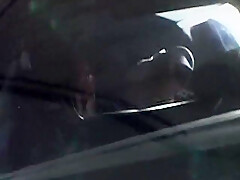 Curly Haired French Babe Getting Her Asshole Smashed In The Car