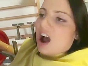 Cute 90s Brunette Has Her Ass Stretched By BBC