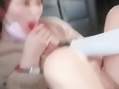 Cute Asian Girl Fucked In The Car In Quarantine