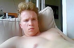 Cute German Boy Cums On His Face Fingering His Big Ass Too