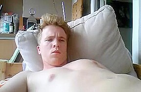 Cute German Boy Cums On His Face Fingering His Big Ass Too