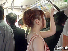 Cute Japanese Girl Gets Fucked While Riding A Train