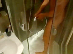 Cute blonde twink wanking his nice dick