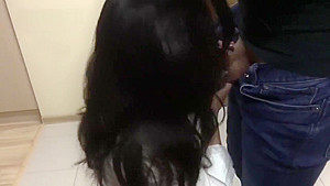 Cutie made a deep, drooling Blowjob to her half-Step brother  Oral Creampie 
