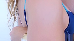 Daisy Stone got her wet shaved pussy railed!