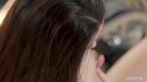 Darkhaired Babe Hot Solo Masturbation