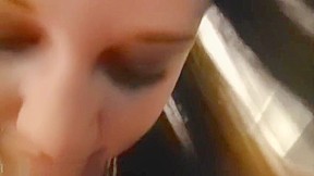 Dazzling brunette Brandi Belle pleased to have some facial sperm shot