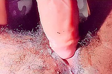Dildo Tight Pussy Hairy Ebony Ftm