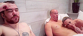 Dirty hairy milf whore gets cum in mouth fully tanked