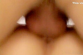 Divine Asian in sexy lingerie sucks and fucks
