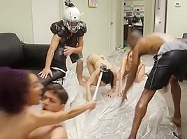 Dorm Party Gets Wild 1 Freshmen Ends Up Fucking 2 Dudes