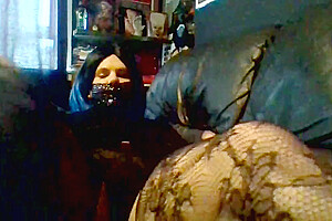 Dressed Up In Tights Trans Girl Empties Her Balls