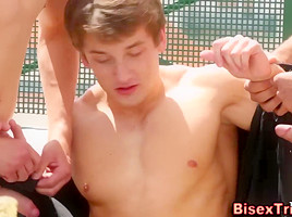 Dudes rail bisex assholes