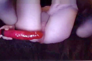 Dumb sissy slut exposed, fucked and gaping with dildo