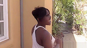 Ebony teen 18+ pov cumshot