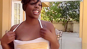 Ebony teen 18+ pov cumshot