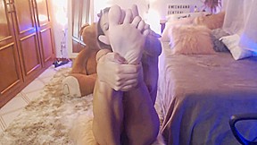 Esposa Safada Se Masturbando Enquanto o Corno Assiste