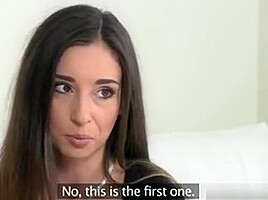 Euro Agent Strapon Bangs Audition Hottie