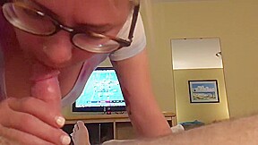 Ex GF let me makes videos of her sucking my dick daily