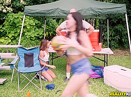 Excited Sex Partners Hurry To Satisfy Their Passion Outdoors - Sean Lawless And Adriana Chechik