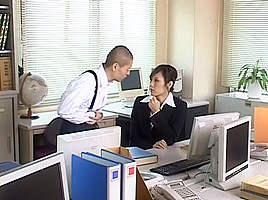 Exotic Japanese chick Natsumi Horiguchi in Incredible Secretary, Solo Girl JAV video
