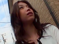 Exotic Japanese model Tsubaki Katou, Chisa Hoshijima, Hikari Hino in Crazy Blowjob, Stockings JAV scene