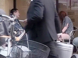 Exotic Japanese slut in Horny Public JAV clip