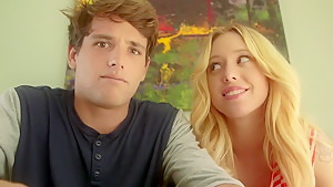 Exotic pornstar Lucy Tyler in incredible blonde, small tits porn clip