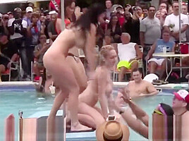 Extreme Naked Pool Party Twerk Sluts