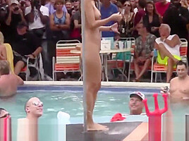 Extreme Naked Pool Party Twerk Sluts