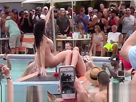 Extreme Naked Pool Party Twerk Sluts