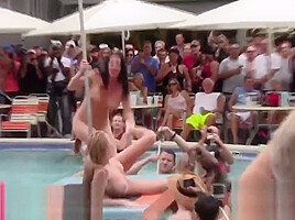 Extreme Naked Pool Party Twerk Sluts