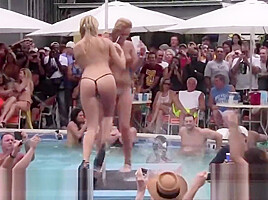 Extreme Naked Pool Party Twerk Sluts