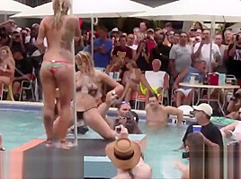 Extreme Naked Pool Party Twerk Sluts
