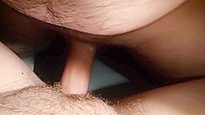 FIRST VIDEO Quiet, Creamy Close -Up Fuck whilst Parents are