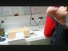 FLASHING BIG DICK AT WORK  ON MY COWORKER