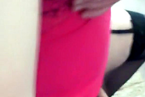 Fabulous amateur shemale movie with Masturbation, Stockings scenes