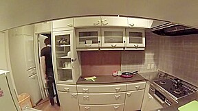 Fabulous homemade Kitchen sex movie