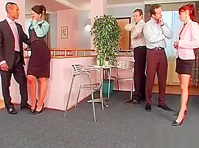 Fantastic fully dressed sex scenery with awesome chicks