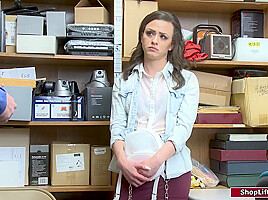 Female Thief Assfucked By Store Officer