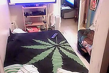 Filming my fuckbuddy on spy web camera
