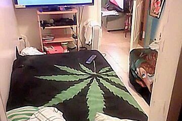 Filming my fuckbuddy on spy web camera