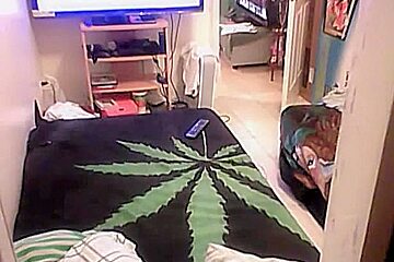 Filming my fuckbuddy on spy web camera