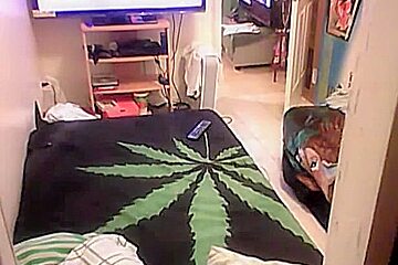 Filming my fuckbuddy on spy web camera